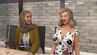 Milf visual novel with steamy fellatio action