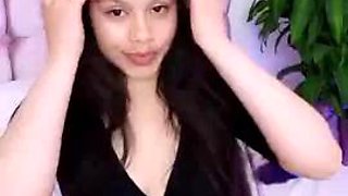 Big tits asian teen big booty ass tease on cam