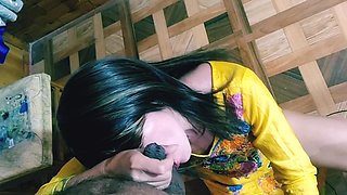 Busty MILF Stepmom Teaches Stepson How to Enjoy Sex.