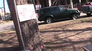 Virgin Cute Babe Outdoor Playing