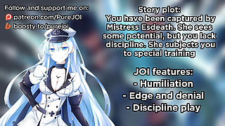 Esdeath trains you to be her cumslut (JOI)