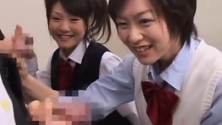 Amazing Japanese Girl Fuwari In Horny Pov, Lesbian Jav Clip - Akina Hara And Satomi Maeno