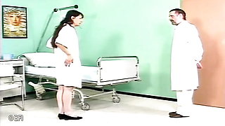 Psycho doctor punish and whipping nurse with big ass