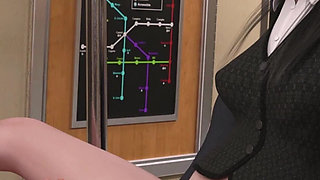 Grandmas House - 127 I Fucked Asami on the Train While Old Ladies Watched Me