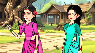 Two friends in the village. desi sex video   Hindi sex story   cartoon video