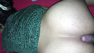 First I put an anal plug up her ass and then I put my dick in the anus of the fat ass whore