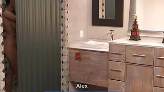 Dreams of Desires Scene 1 - Alex Watching His Landlady While She Taking Shower and Jerking