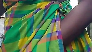 Teasing in Sexy Hot Pants Rubbing My Hairy Pussy Squeezing My Boobs