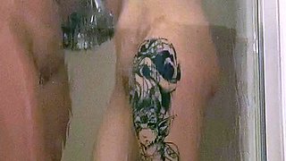 Small tit brunette banged on the floor