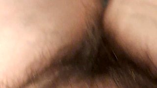 The Fat Pussy of a Very Hairy Mature MILF