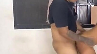 Beautiful Skinny Brunette Pays the Rent with Her Perfect Body. English