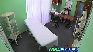 FakeHospital Naughty nurse heals patient with her tongue by FAKE Hospital: Porn