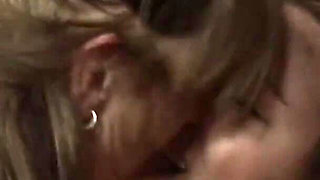 Amazing babe in sexy stockings gets orally pleased