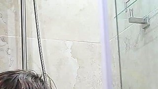Fat Guy Wild Fuck Skinny Girl in Shower