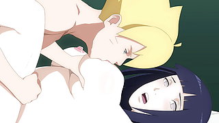 Boruto x Hinata Hentai Uncensored Anime Cartoon Animation Animated Comic Cartoon, Boruto, Naruto, Boku no Hero big dick,big tits