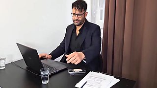 Slutty Employee Gets Dap And Pissed In Mouth From Boss & Frustrated Collegue 12 Min - Emmanuel Torquemada, Adam Costa And Kristina Grace
