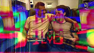 Straight step dad tricked into getting a blowjob from gay step son
