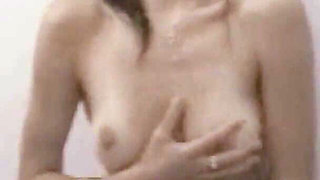 Horny Girl Masturbates in the Office