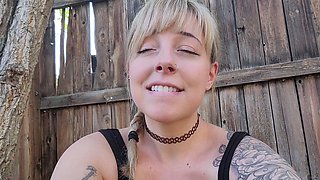 Blonde emo amateur solo masturbation