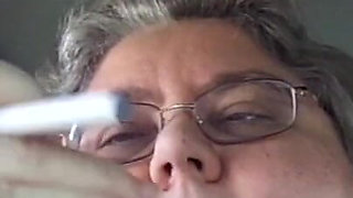 Nurse Vicki ssbbw smoking in the car
