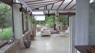 Young amateur teen in solo masturbation getting kinky