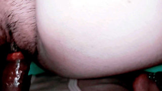 The sister-in-law was about to come out of the house when the father-in-law came, the father-in-law lifted the saree up and then put his penis in the small touch.