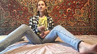 Anastasia Mistress fuck Sasha Earth with sex toy in the ass with dirty talk