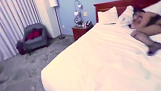 Black Teen 18+ Stepdaughter Shares A Hotel Bed With Stepdad And Seduces Him Into Breeding Her 22 Min