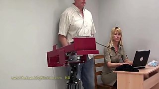 Jessie Spanking Machine - Bare Back Whipping
