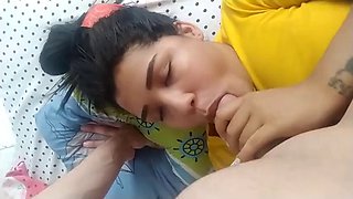 18 year old brunette with big saggy tits from New York USA fucks her brothers big cock svvhtep