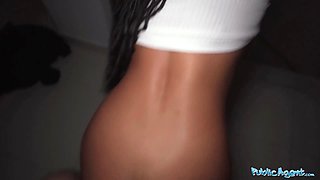 Public agent thick mexican tits and Ass Fucking me hard