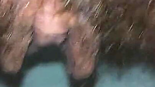 She Peed and Wiped Her Wet, Hairy Pussy