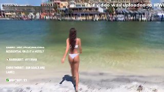 Misdelish Twitch Streamer Sexy Panty Upskirt Video