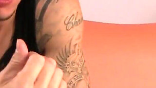 Hot blonde babysitter get banged by couple for a sexy threesome fuck