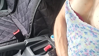 Public Agent: Feeling Horny, Had a Risky Little Play to Make Myself Squirt in the Car