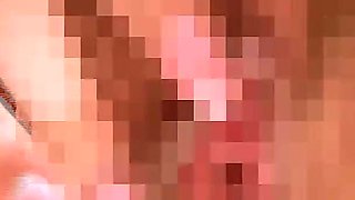 Married Woman's Masturbation: Tight and Wet Pussy, She Cums Easily When Stimulated