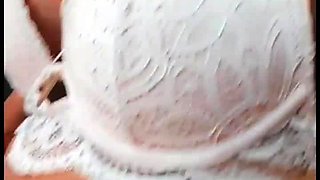 Blonde tight pussy babe solo toy fun in glamour masturbation