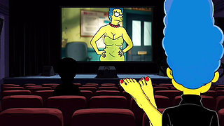 Housewife Mrs. Sinpsom Teases With Dirty Feet. JOI. Tarantino parody.. Cartoon Foot Fetish