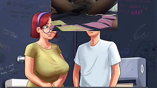 Rubbing my Dick on Yoga Teacher while Helping her