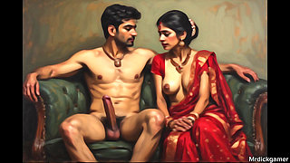 Indian stepmom fulfilled her stepson's desire by sucking and swallowing her huge load of cum