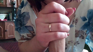 Sucked and Swallowed Sperm Close-up