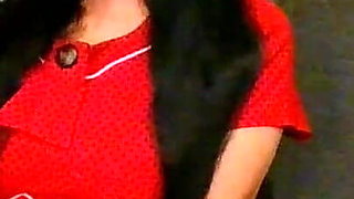 Housewife Smoking in Black Gloves