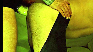 Femdom Wife Pegging Husband with Big Dildo and Very Deep