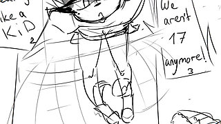 Rogue the Bat Teen Step Sister Gets Fucked by Friend Sonic Sex Comic Dub