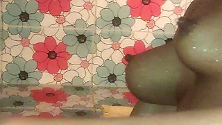 Deshi Hottest & Horny Sathi Shower Her Bathroom