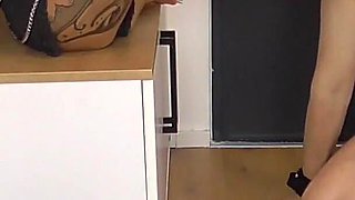 House Slave Gets His Ass Spanked Red Before He Has to Smell His Mistress's Feet!
