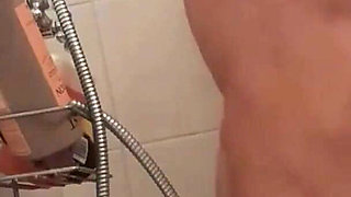 Very Horny Mature Woman Masturbates Dandy and Then Gets Fucked Standing up in the Shower