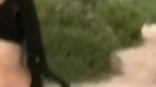 Angelina: Angelina Flashing Her Pussy and Ass