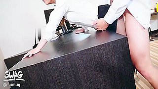 Hot Asian Secretary Came Into The Office Horny So I Fucked Her Bent Over Her Desk