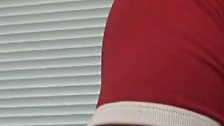 Big muscle cock in sexy milf...toilet sex